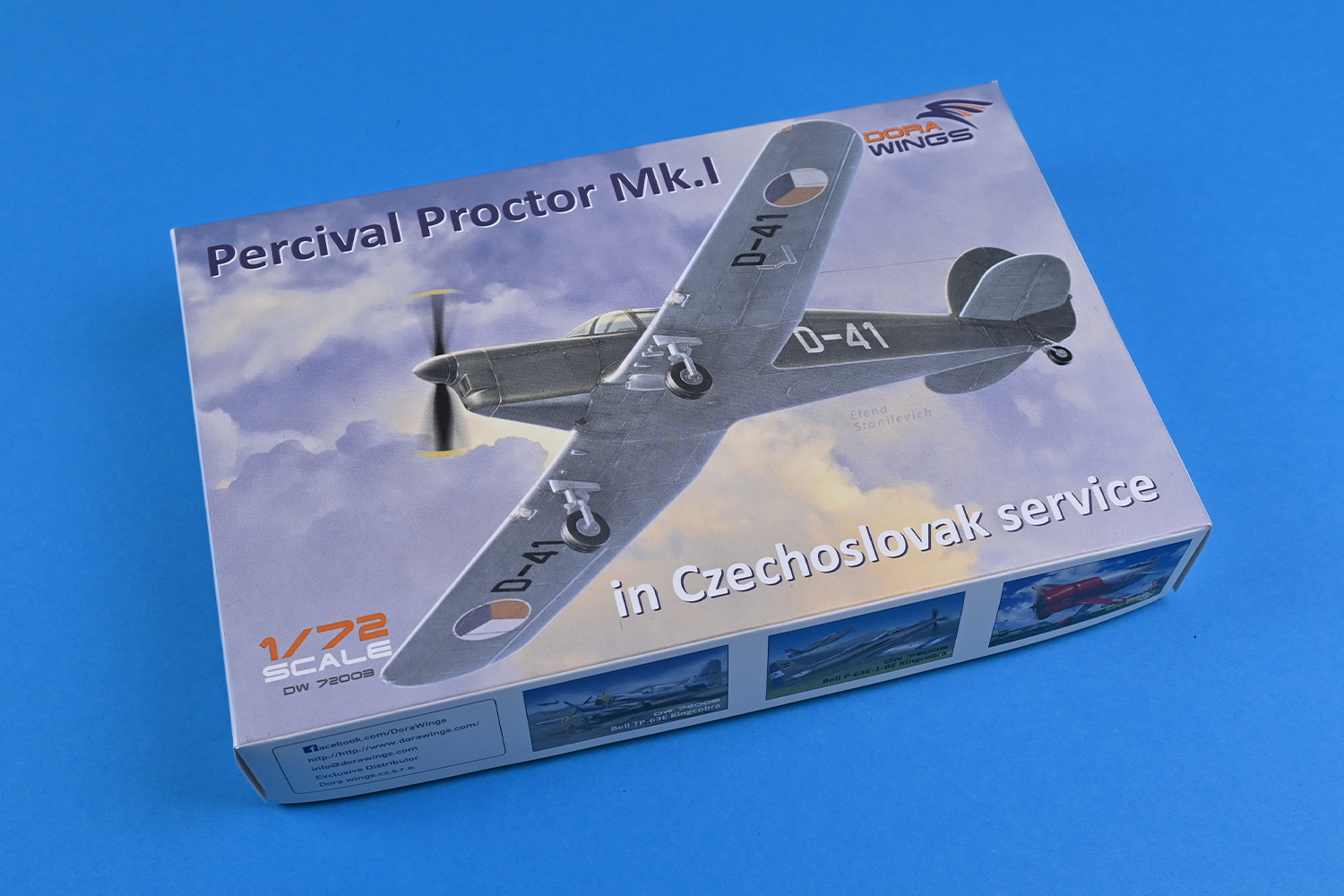 Percival Proctor Mk.I Czechoslovak markings 1/72