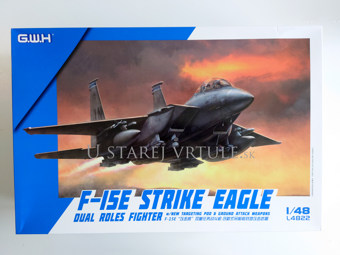 F-15E Strike Eagle Dual Roles Fighter w/New Targeting Pod & Ground Attack Weapons 1/48