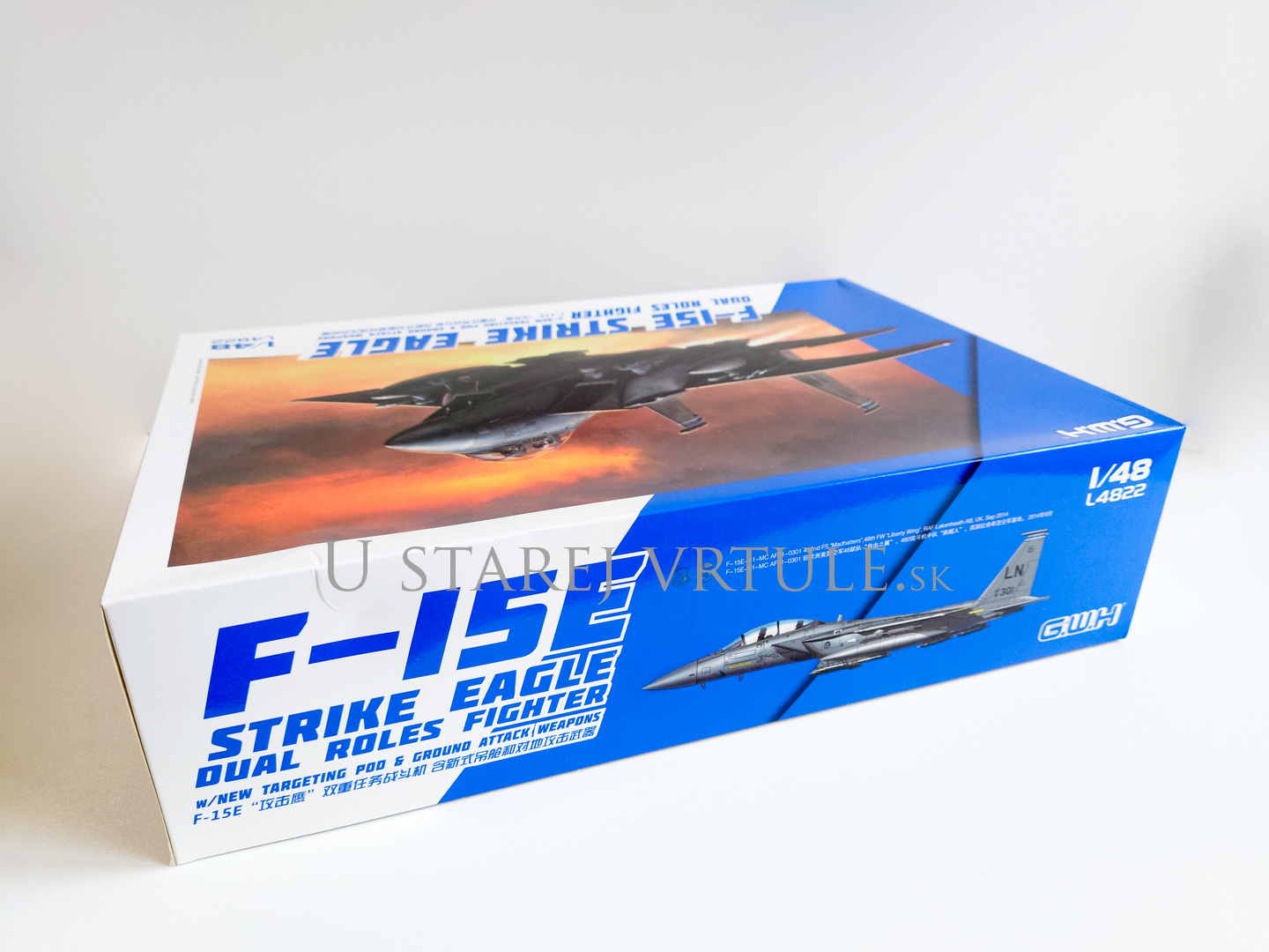 F-15E Strike Eagle Dual Roles Fighter w/New Targeting Pod & Ground Attack Weapons 1/48