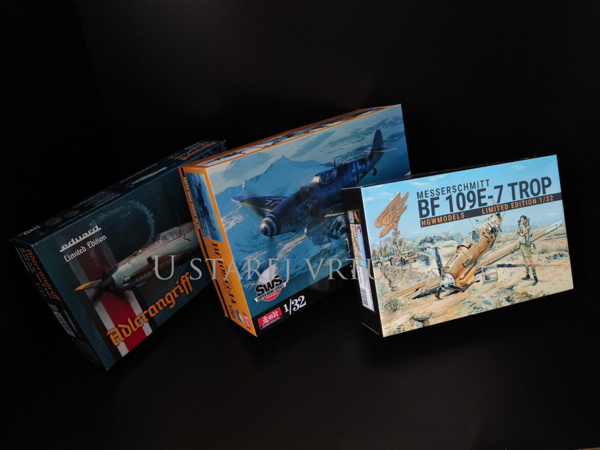 Najlepšia trojka BF 109 v mierke 1/32?