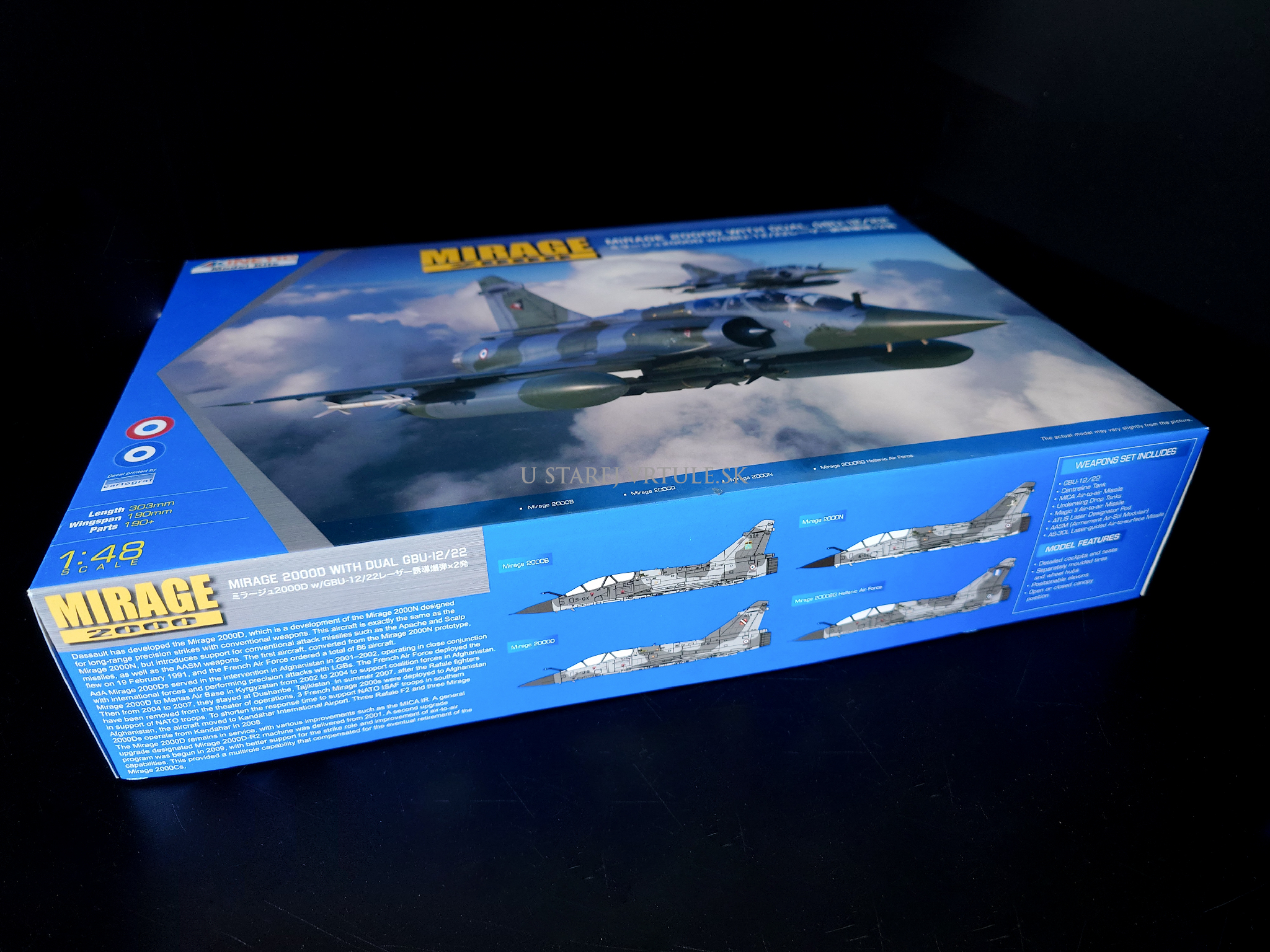 Mirage 2000D with dual GBU-12/22 1/48