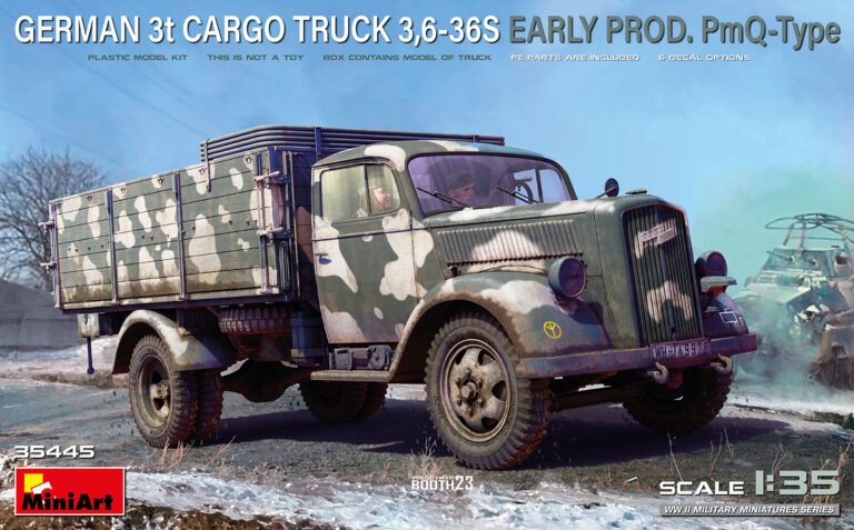 German 3t Cargo Truck 3,6-36S Early Prod. PmQ-Type 1/35