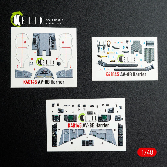 Bristol Beaufort Mk.1 type 2 interior 3D decals for ICM kit (1/48)