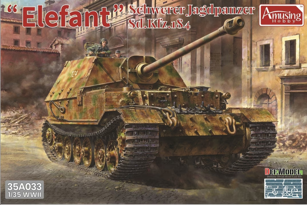 "Elefant" Schwerer Jagdpanzer Sd.Kfz.184 (full interior) 1/35