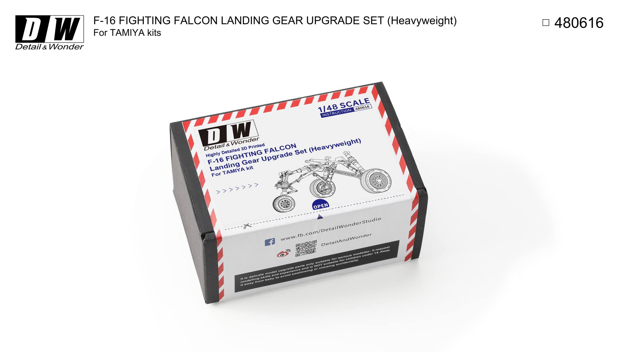 F-16 landing gear upgrade set (heavyweight) Tamiya 1/48