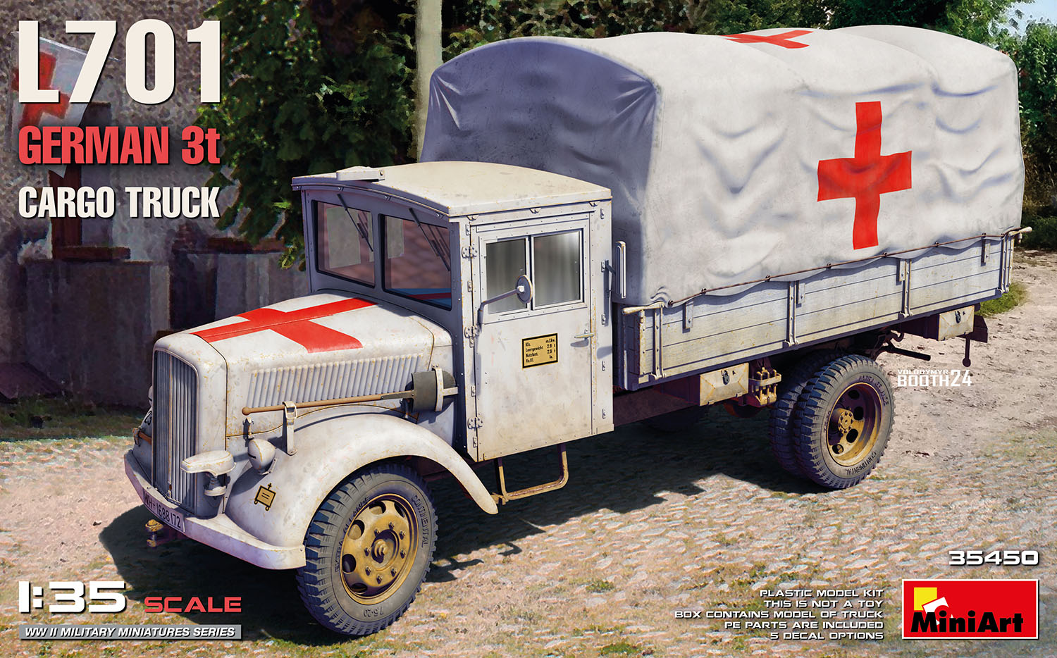 L701 German 3t Cargo Truck 1/35