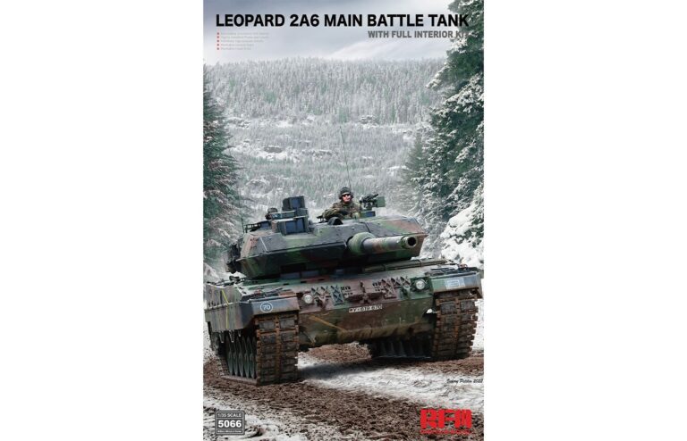 Leopard 2A6 Main Battle Tank with Full Interior 1/35