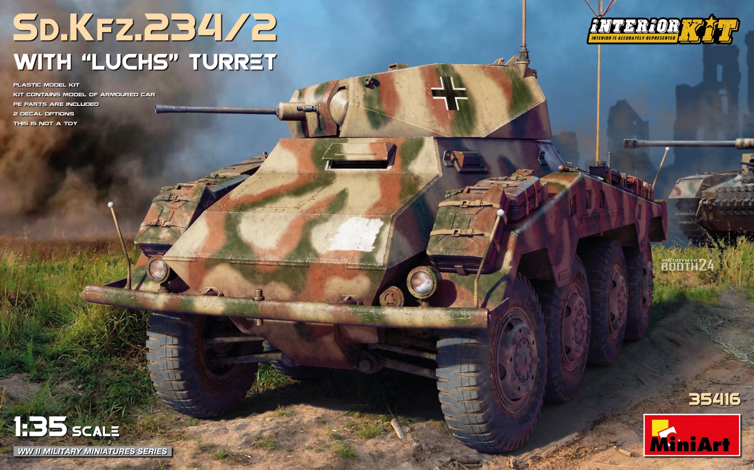 Sd.Kfz.234/2 with "Luchs" Turret Interior Kit 1/35