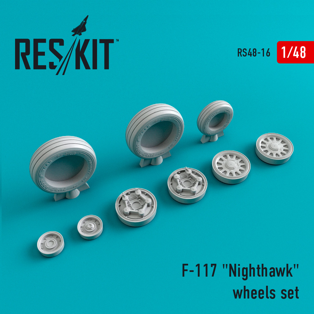 F-117 "Nighthawk" (weighted) wheels set (1/48)