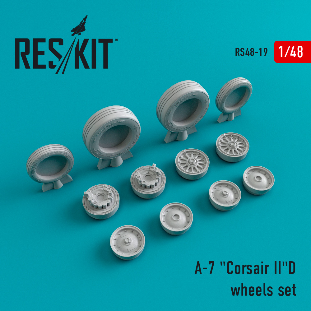 A-7D "Corsair II" (weighted) wheels set (1/48)