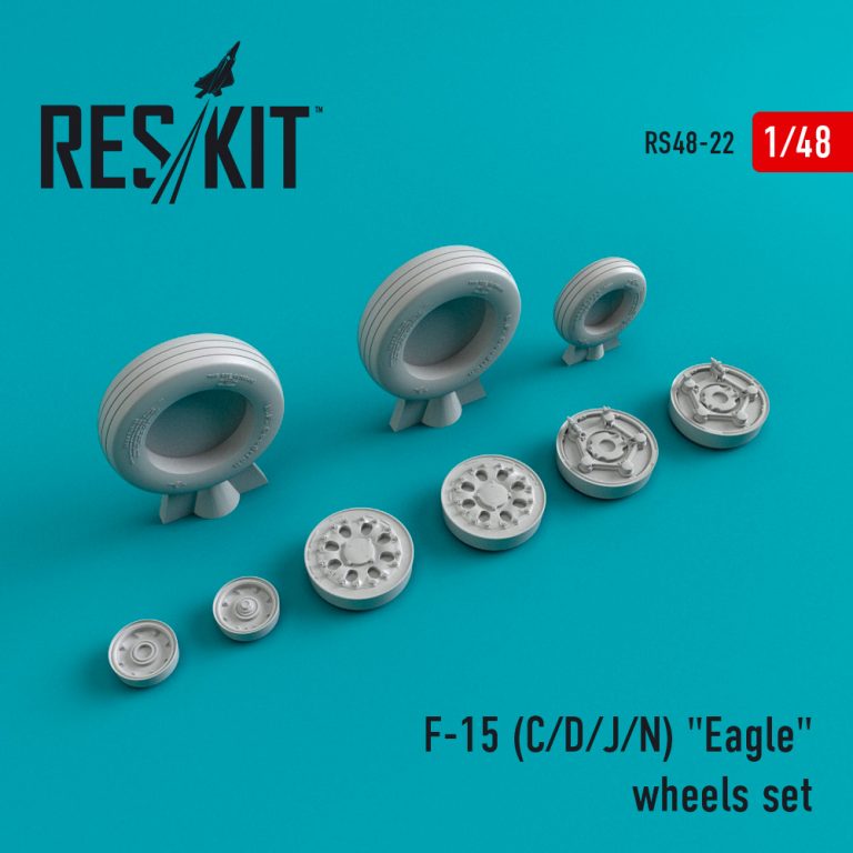 F-15 (C,D,J,N) "EAGLE" (WEIGHTED) WHEELS SET (1/48)