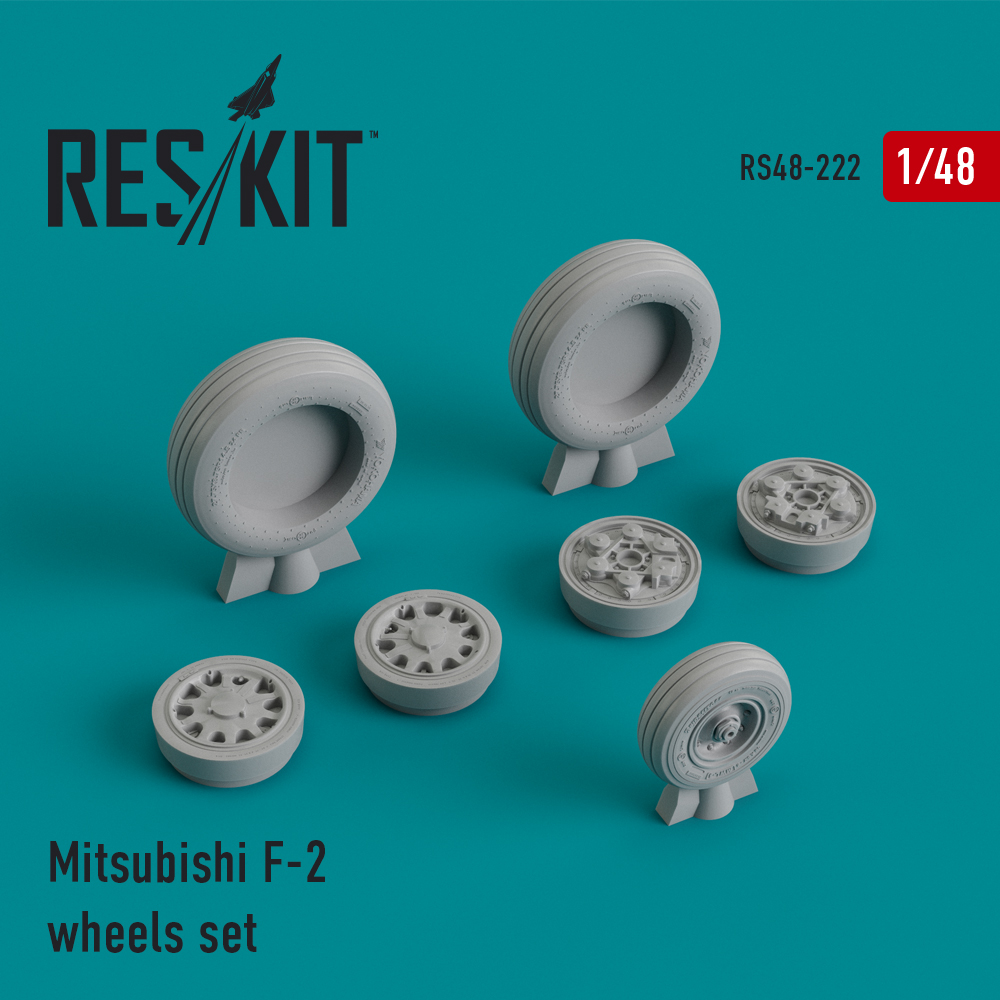 Mitsubishi F-2 wheels set (1/48)