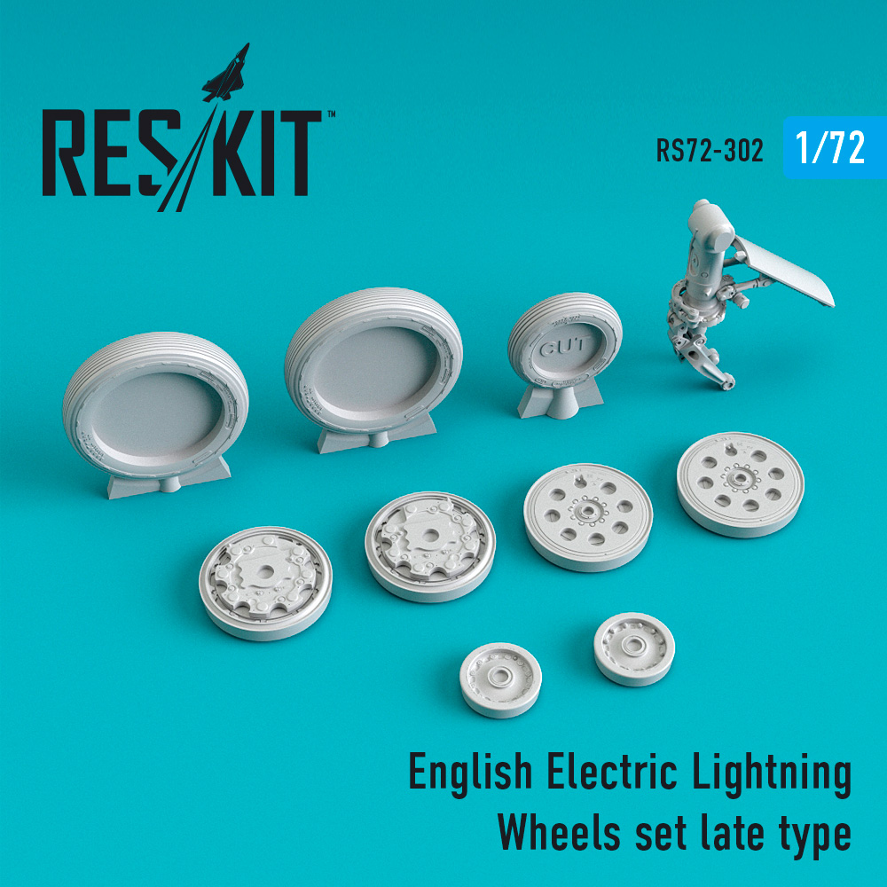 EE Lightning wheels set late type (1/72)