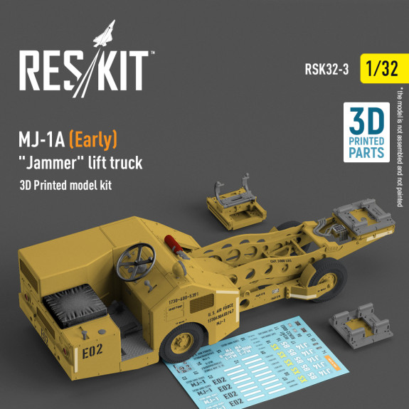 MJ-1A (Early) "Jammer" lift truck (3D Printed model kit) (1/32)