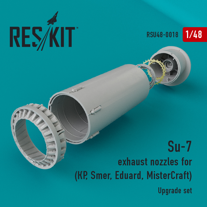 Su-7 exhaust nozzle for ??/Smer/Eduard/MisterCraft kit (1/48)