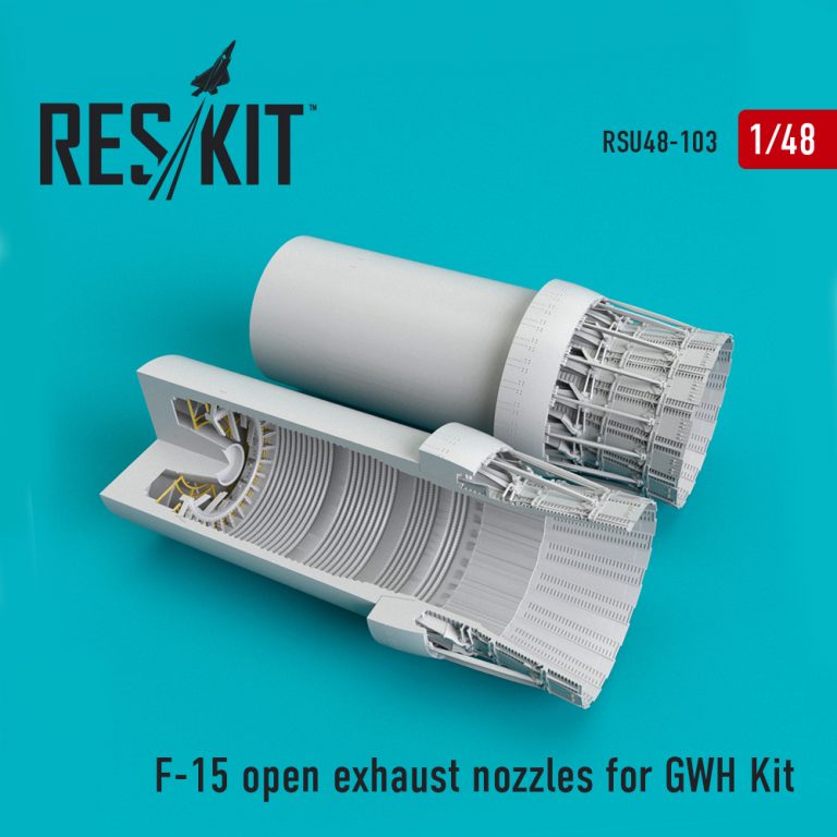 F-15 OPEN EXHAUST NOZZLES FOR GWH KIT (1/48)