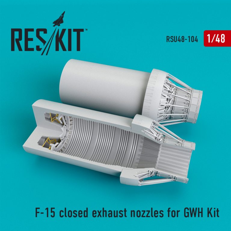 F-15 CLOSED EXHAUST NOZZLES FOR GWH KIT (1/48)