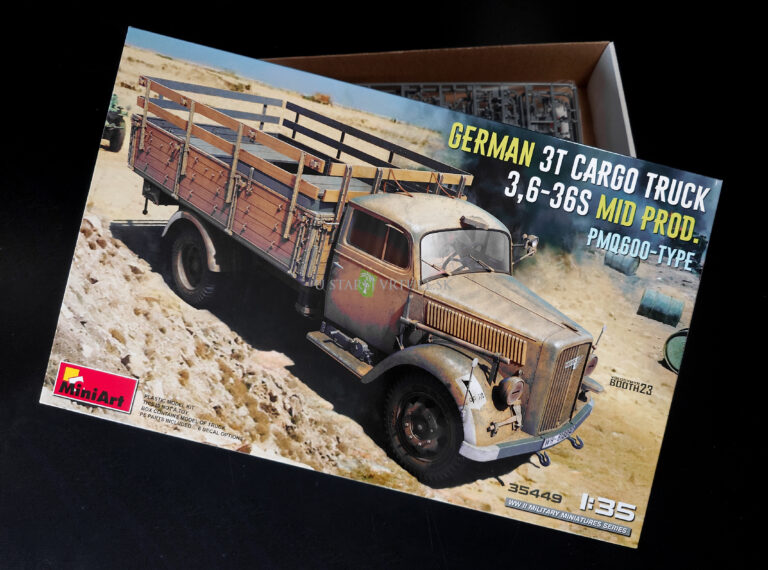 GERMAN 3T CARGO TRUCK 3,6-36S MID PROD. PMQ600-TYPE 1/35