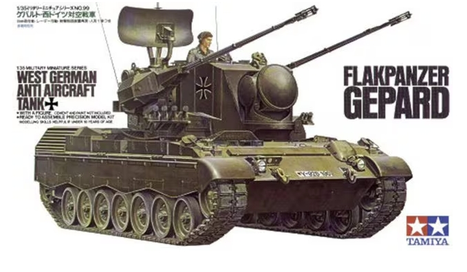 Flakpanzer Gepard West German Anti Aircraft Tank 1/35