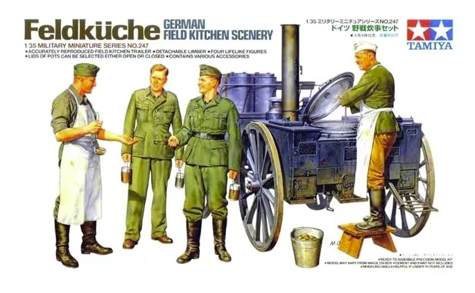 Feldküche German Field Kitchen Scenery 1/35