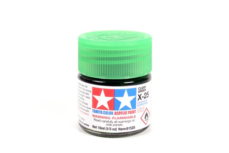 Tamiya Acrylic Mini X-25 Clear Green Gloss