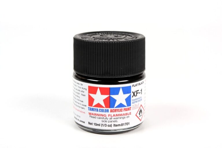 Tamiya Acrylic Mini Xf-1 Flat Black