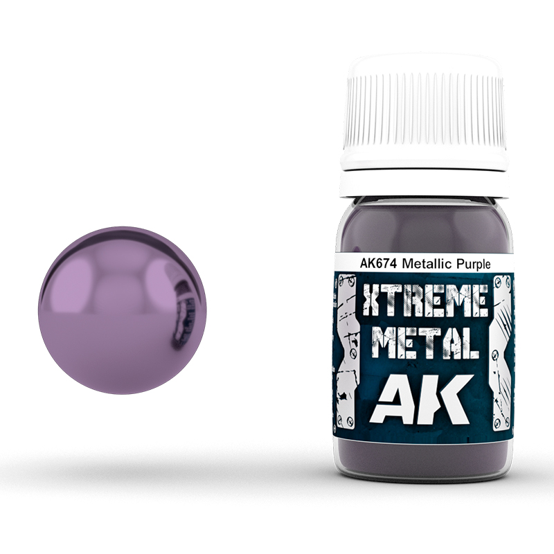 AK Xtreme Metal METALLIC PURPLE 30ml