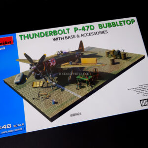 Thunderbolt P-47D Bubbletop WITH BASE & ACCESSORIES BIG SET 1/48 - Image 2