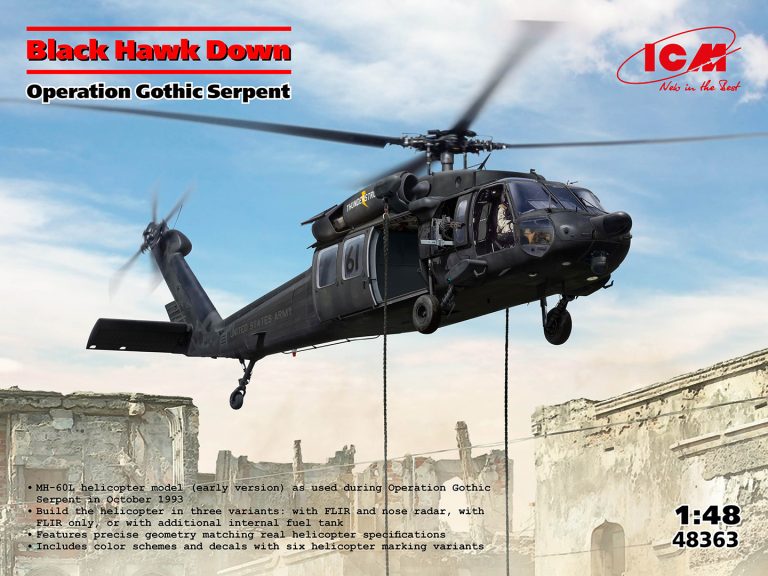 UH-60 Black Hawk Down "Operation Gothic Serpent" 1/48