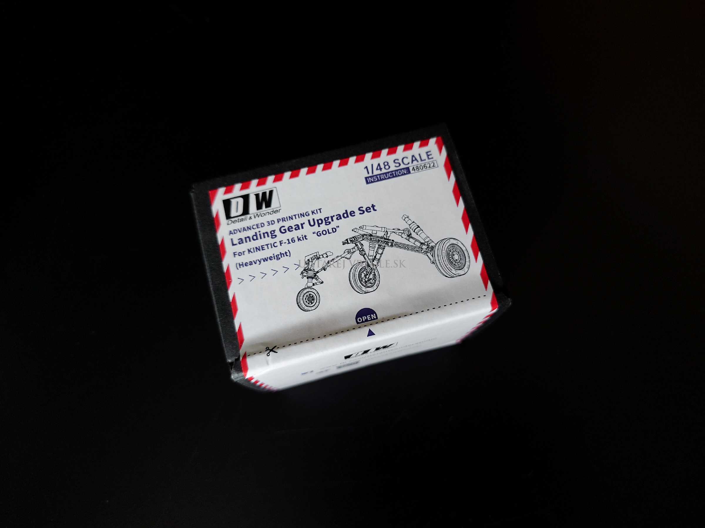F-16 landing gear upgrade set (Heavyweight) 1:48 (Kinetic)