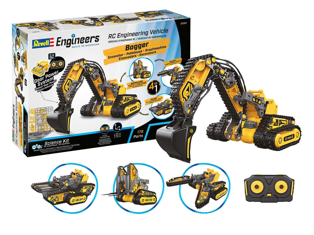 RC Engineering Vehicle 4in1