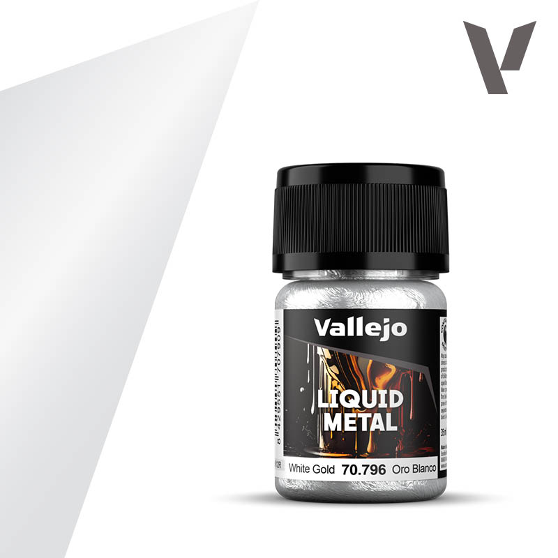 Vallejo Liquid Metal - WHITE GOLD