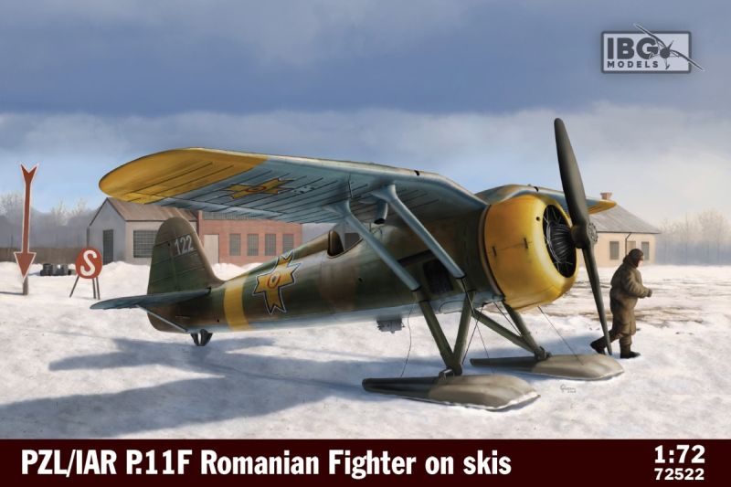 PZL/IAR P.11F Romanian Fighter on skis 1/72