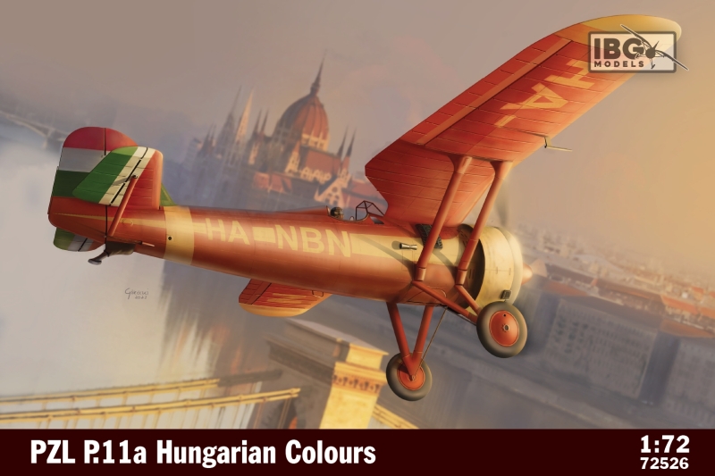 PZL P.11a Hungarian Colours 1/72