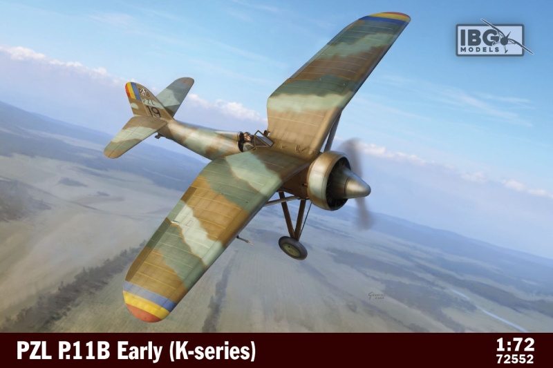 PZL P.11B Early (K-series) 1/72