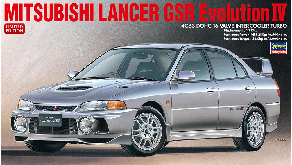 Mitsubishi Lancer GSR Evolution IV 1/24