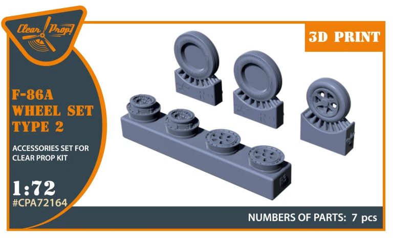 F-86A wheel set type 1 for CP kits 1/72