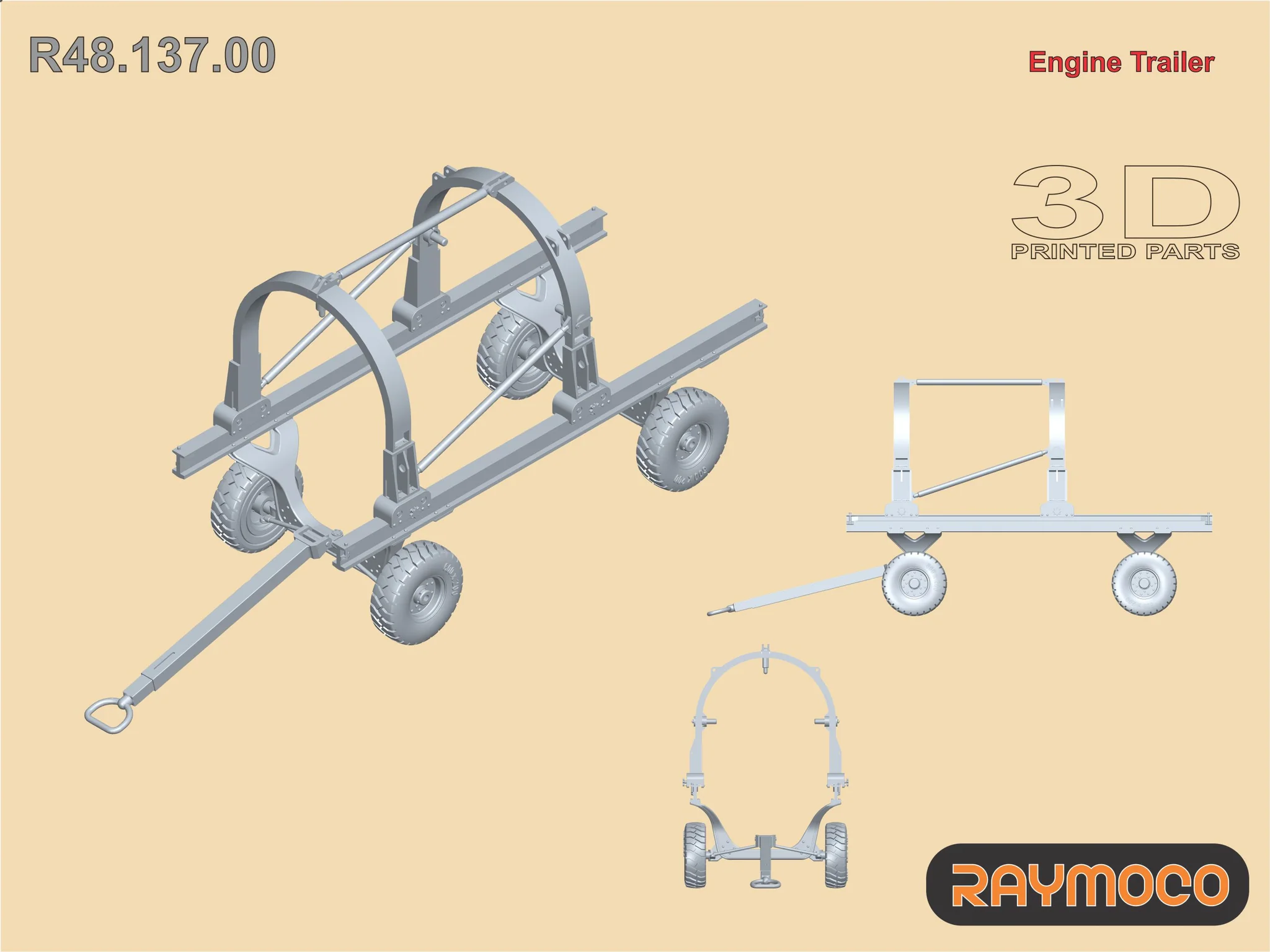 Engine Trailer 1/48