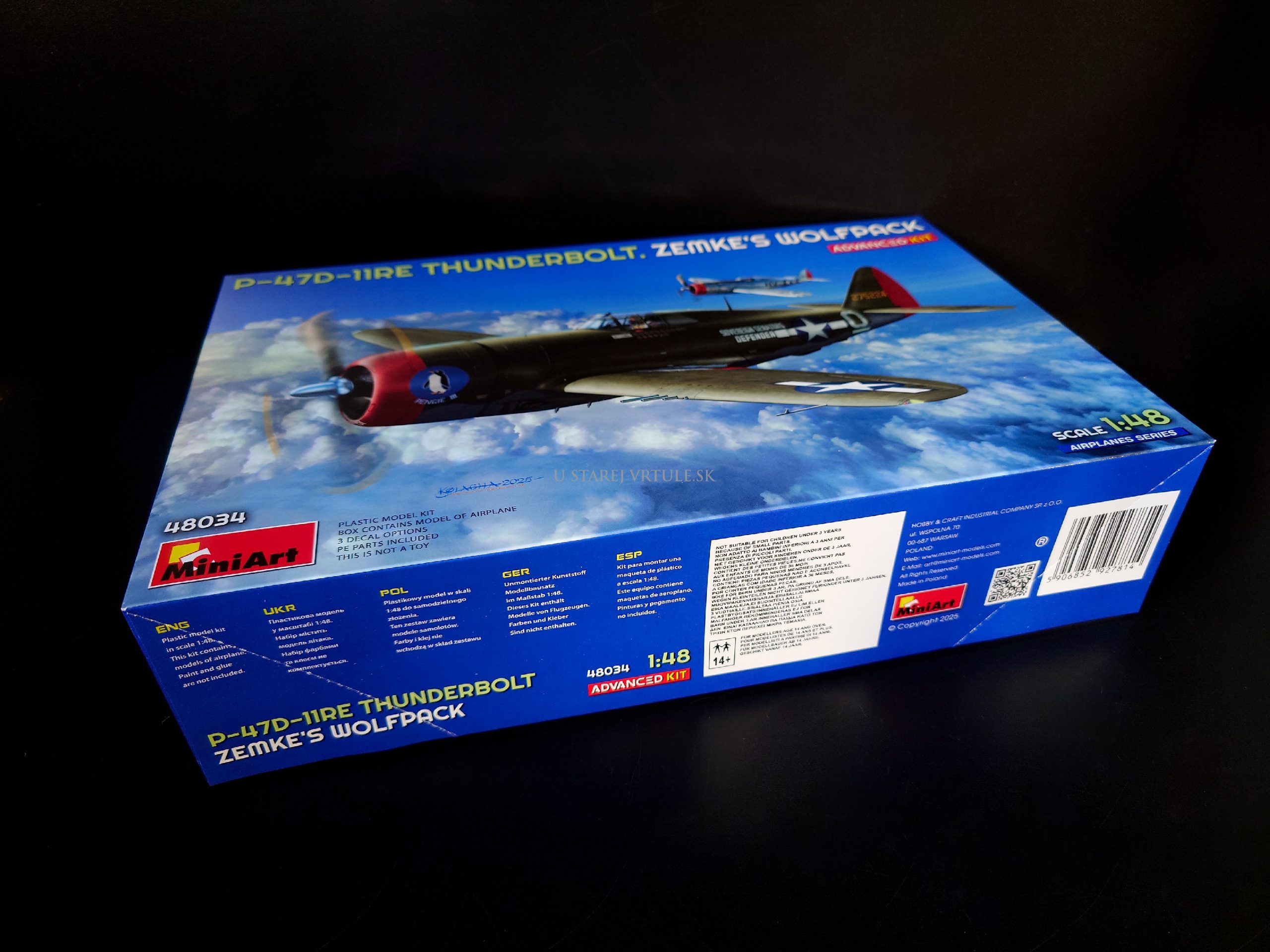 P-47D-11RE Thunderbolt Zemke’s Wolfpack Advanced Kit 1/48 - Image 3