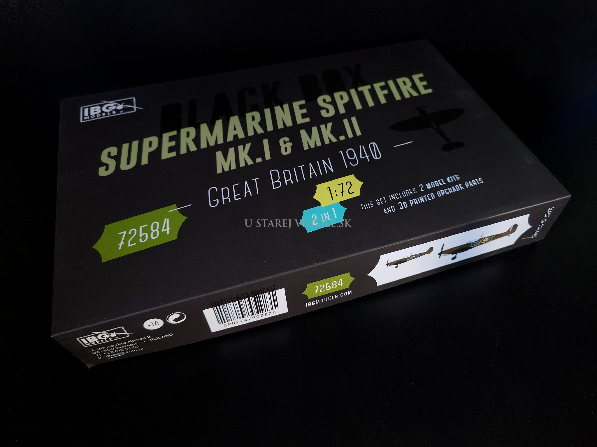 Supermarine Spitfire Mk.I & Mk.II (2 kits) 1/72
