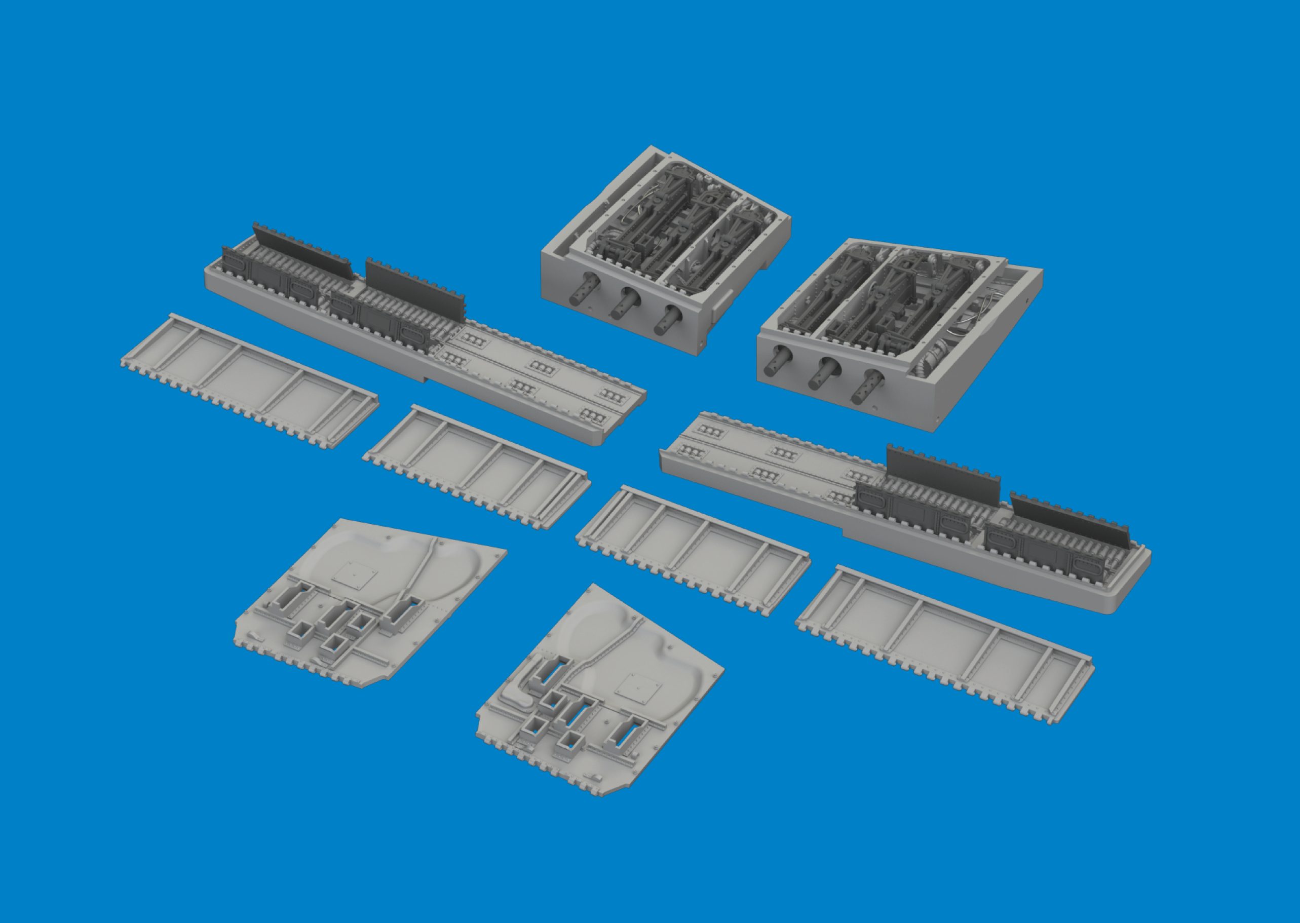 P-40N gun bays (6 guns) PRINT  EDUARD