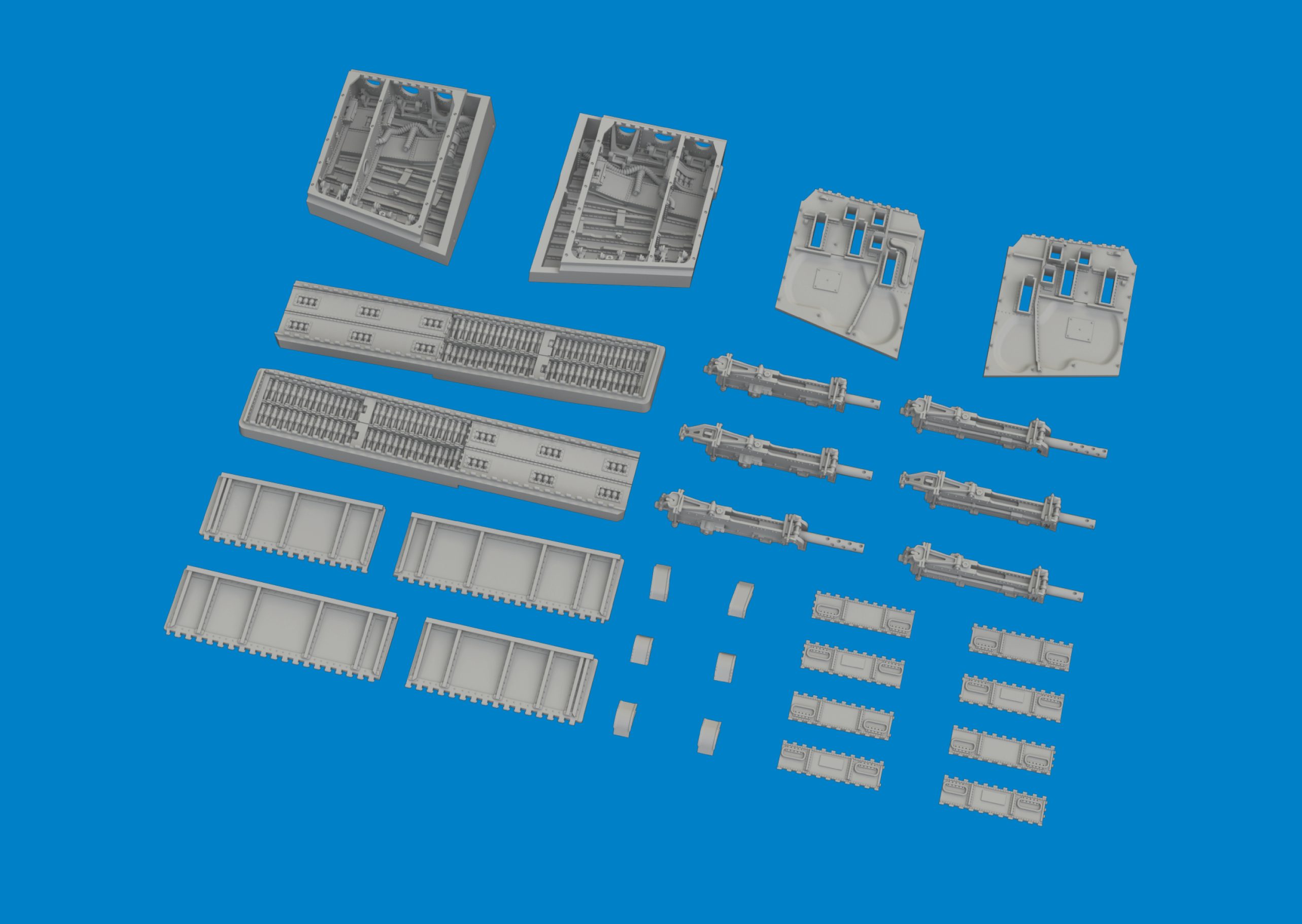 P-40N gun bays (6 guns) PRINT  EDUARD