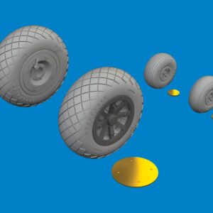 P-40N wheels diamond tread  EDUARD – Obrázok 2