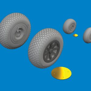 P-40N wheels cross tread  EDUARD – Obrázok 2