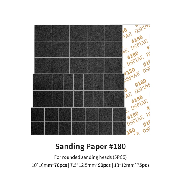DSPIAE Sanding Paper 180 Grit
