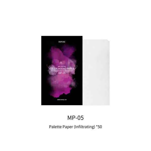 DSPIAE MP Series Moisturizing Color Palette for Water-Based Paints Moisture-Retaining Palette for Acrylic Paints 50pcs