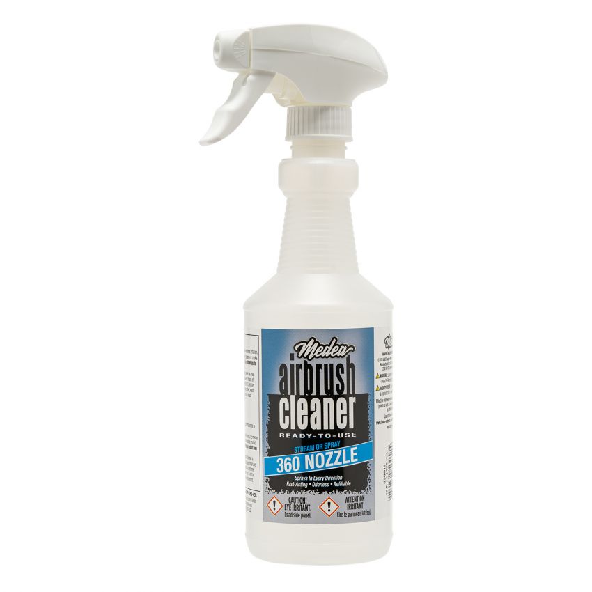 Medea Airbrush Cleaner with Invertible 360° Nozzle 473ml