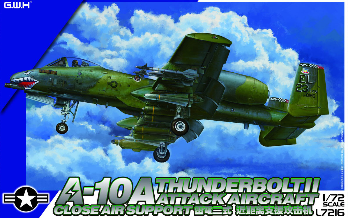 A-10A Thunderbolt II Close Air Support Attack Aircraft 1/72