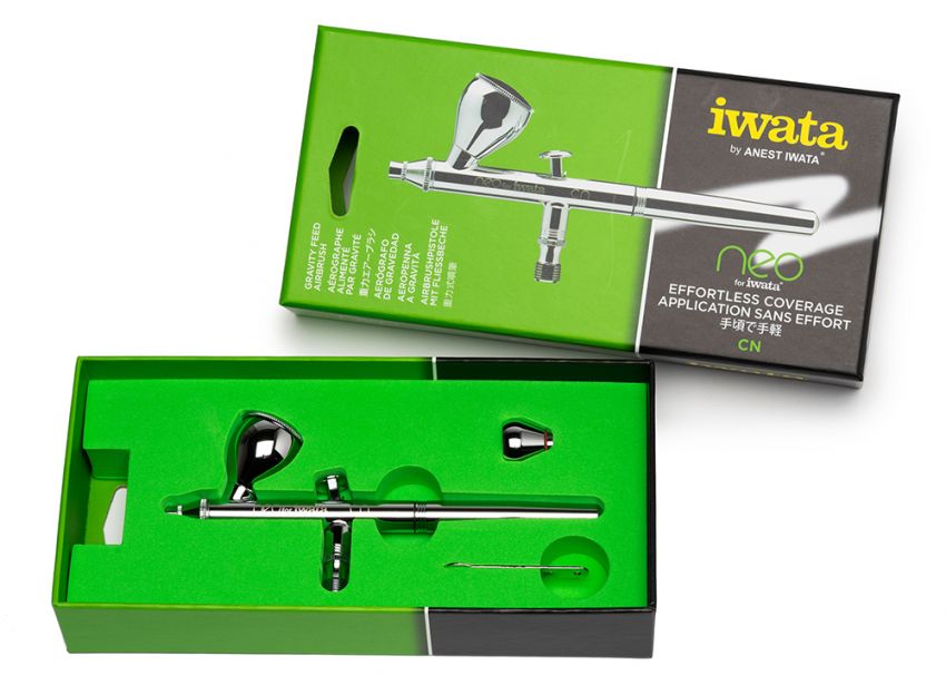 NEO for Iwata CN Gravity Feed Dual Action Airbrush 0.35mm