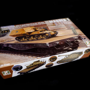 7.5cm PAK.40/1 auf. Gw.Lr.s.(f) Sd.Kfz.135 Marder I German 50 ton type SSy45 Flatcar Schwerer Platformwagen 1/35 - rozbalený - Image 2
